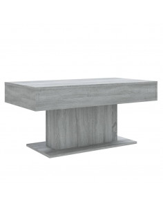 Tavolino da Salotto Grigio Sonoma 96x50x45 cm Legno Multistrato 2