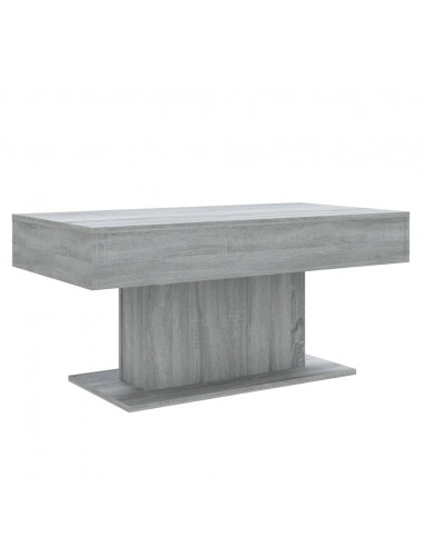 Tavolino da Salotto Grigio Sonoma 96x50x45 cm Legno Multistrato