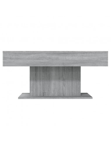 Tavolino da Salotto Grigio Sonoma 96x50x45 cm Legno Multistrato