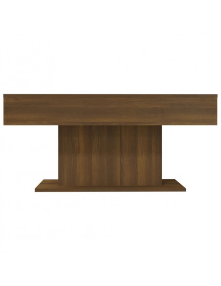 Tavolino da Salotto Rovere Marrone 96x50x45cm Legno Multistrato