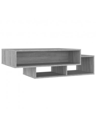 Tavolino da Salotto Grigio Sonoma 105x55x32cm Legno Multistrato