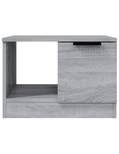 Tavolino da Salotto Grigio Sonoma 50x50x36 cm Legno Multistrato