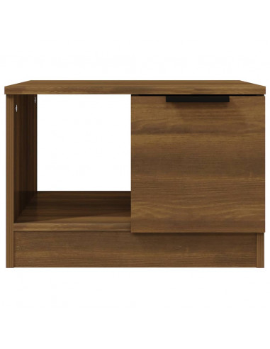 Tavolino da Salotto Rovere Marrone 50x50x36cm Legno Multistrato