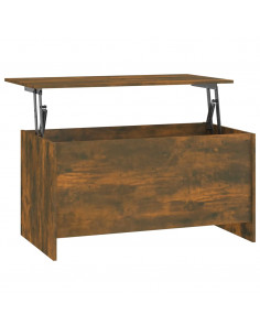 Tavolino Rovere Fumo 102x55,5x52,5 cm in Legno Multistrato 2
