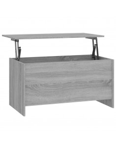 Tavolino Grigio Sonoma 102x55,5x52,5 cm in Legno Multistrato 2