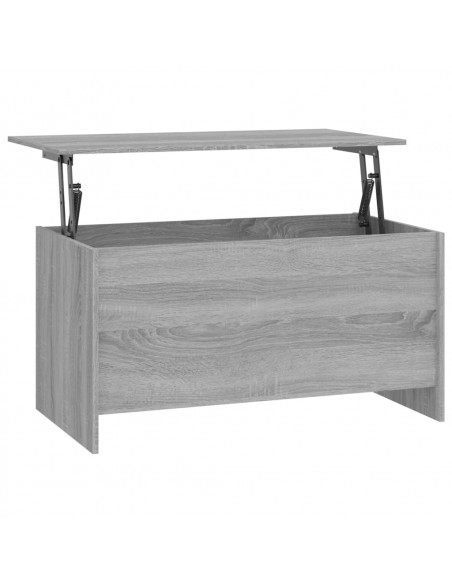 Tavolino Grigio Sonoma 102x55,5x52,5 cm in Legno Multistrato