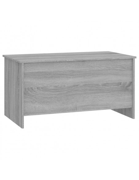 Tavolino Grigio Sonoma 102x55,5x52,5 cm in Legno Multistrato