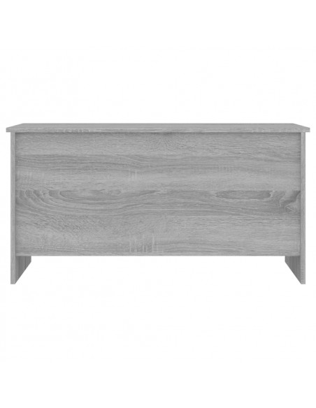 Tavolino Grigio Sonoma 102x55,5x52,5 cm in Legno Multistrato