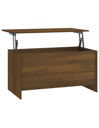 Tavolino Rovere Marrone 102x55,5x52,5 cm in Legno Multistrato