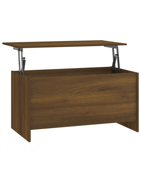 Tavolino Rovere Marrone 102x55,5x52,5 cm in Legno Multistrato
