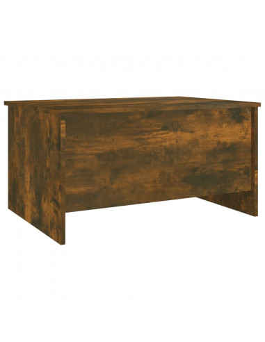 Tavolino Salotto Rovere Fumo 80x55,5x41,5 cm Legno Multistrato