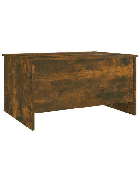 Tavolino Salotto Rovere Fumo 80x55,5x41,5 cm Legno Multistrato