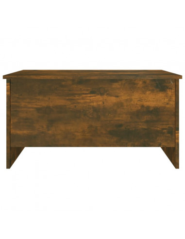 Tavolino Salotto Rovere Fumo 80x55,5x41,5 cm Legno Multistrato