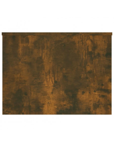 Tavolino Salotto Rovere Fumo 80x55,5x41,5 cm Legno Multistrato