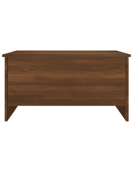 Tavolino Rovere Marrone 80x55,5x41,5 cm in Legno Multistrato