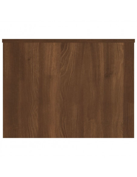 Tavolino Rovere Marrone 80x55,5x41,5 cm in Legno Multistrato