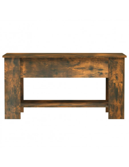 Tavolino da Salotto Rovere Fumo 101x49x52 cm Legno Multistrato