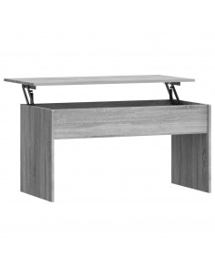 Tavolino Grigio Sonoma 101x50,5x52,5 cm in Legno Multistrato 2