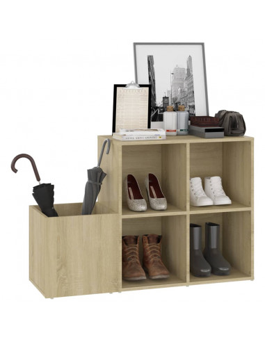 Scarpiera Ingresso Rovere Sonoma 105x35,5x70 Legno Multistrato