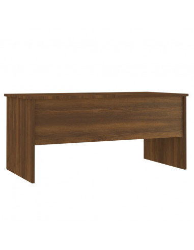 Tavolino Rovere Marrone 102x50,5x46,5 cm Legno Multistrato