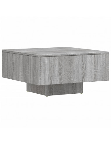 Tavolino Salotto Grigio Sonoma 60x60x31,5 cm Legno Multistrato