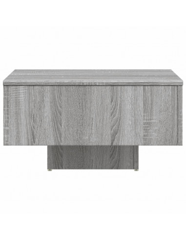 Tavolino Salotto Grigio Sonoma 60x60x31,5 cm Legno Multistrato
