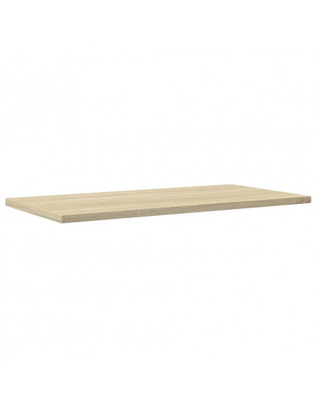 Ripiani per Libreria 4pz Rovere Sonoma 60x30x1,5cm Multistrato