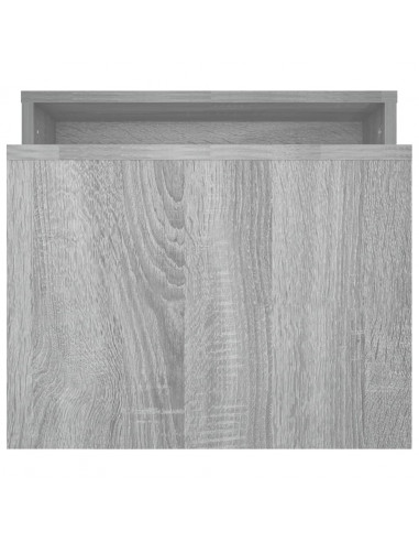 Set di Tavolini Grigio Sonoma 100x48x40 cm Legno Multistrato