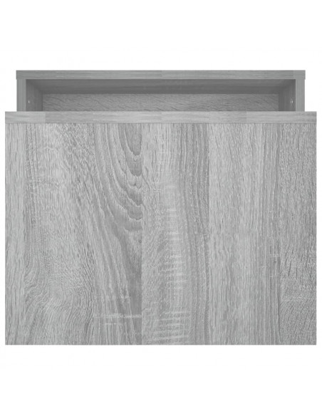 Set di Tavolini Grigio Sonoma 100x48x40 cm Legno Multistrato