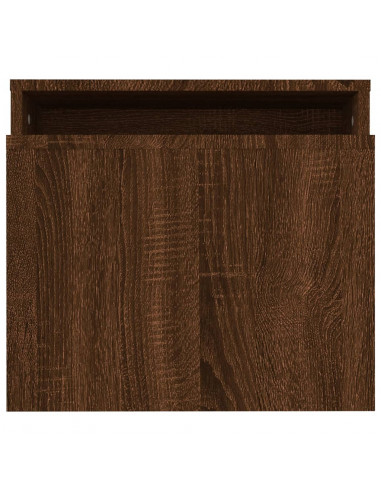 Set di Tavolini Rovere Marrone 100x48x40 cm Legno Multistrato