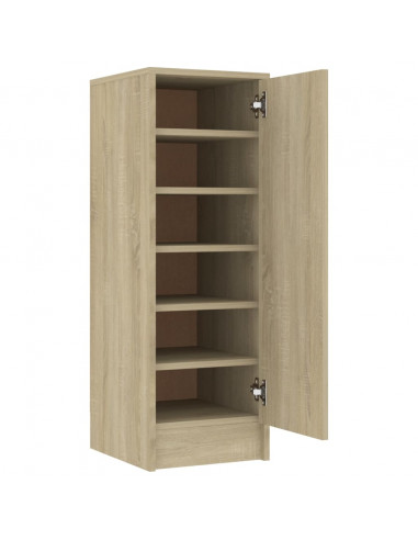 Scarpiera Rovere Sonoma 32x35x92 cm in Truciolato