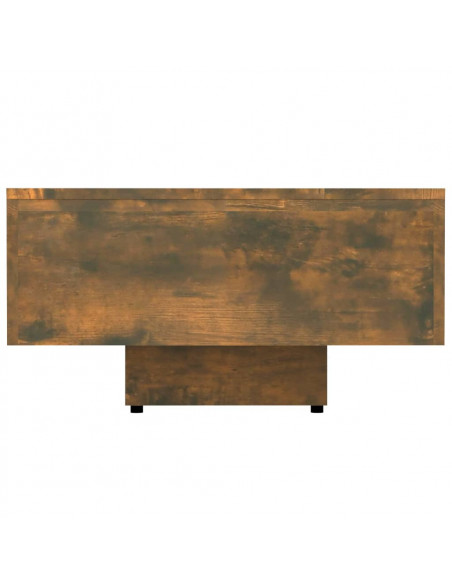 Tavolino da Salotto Rovere Fumo 100x49,5x31cm Legno Multistrato
