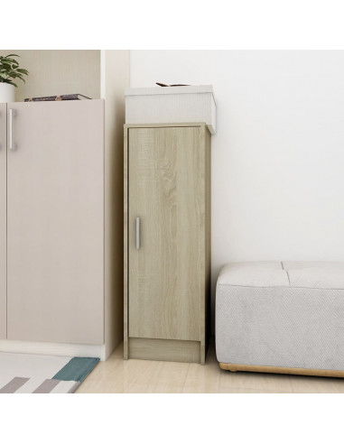 Scarpiera Rovere Sonoma 32x35x92 cm in Truciolato