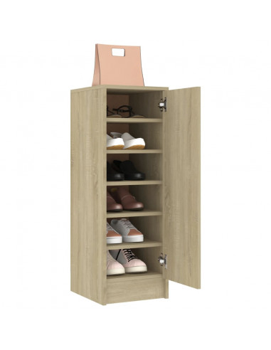 Scarpiera Rovere Sonoma 32x35x92 cm in Truciolato