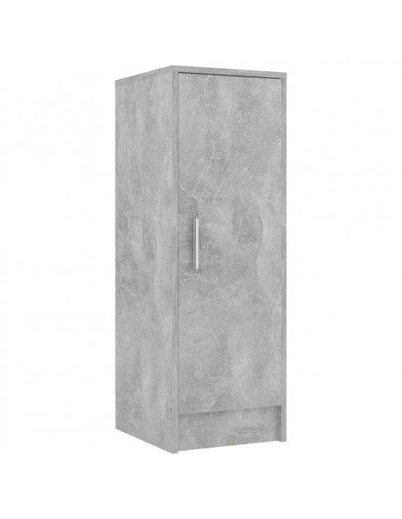 Scarpiera Grigio Cemento 32x35x92 cm in Truciolato