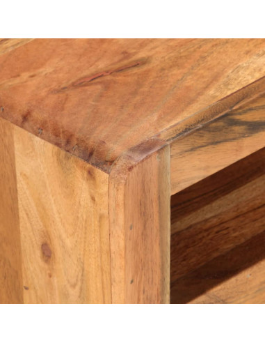 Mobile Porta TV 110x30x40 cm in Legno Massello di Acacia