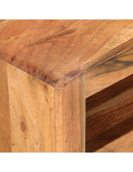 Mobile Porta TV 110x30x40 cm in Legno Massello di Acacia