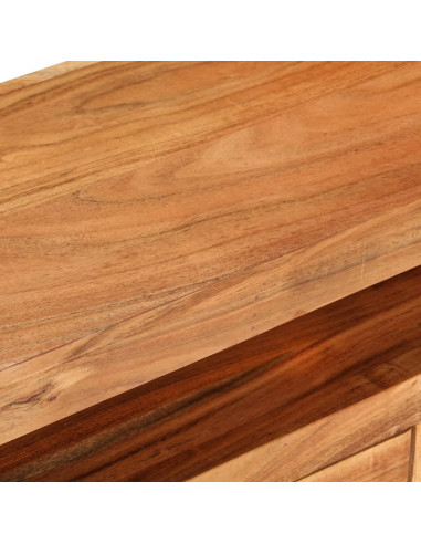 Mobile Porta TV 110x30x40 cm in Legno Massello di Acacia