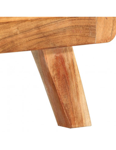 Mobile Porta TV 110x30x40 cm in Legno Massello di Acacia