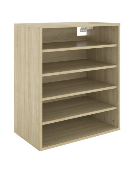 Scarpiera Rovere Sonoma 60x35x70 cm in Truciolato