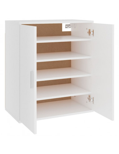 Scarpiera Bianca 60x35x70 cm in Truciolato