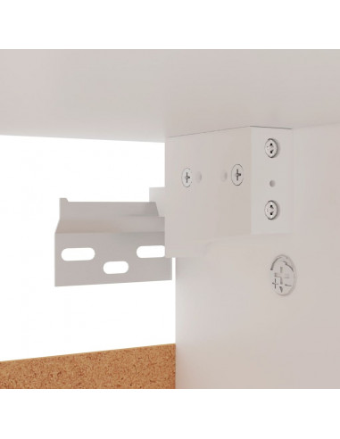 Scarpiera Bianca 60x35x70 cm in Truciolato