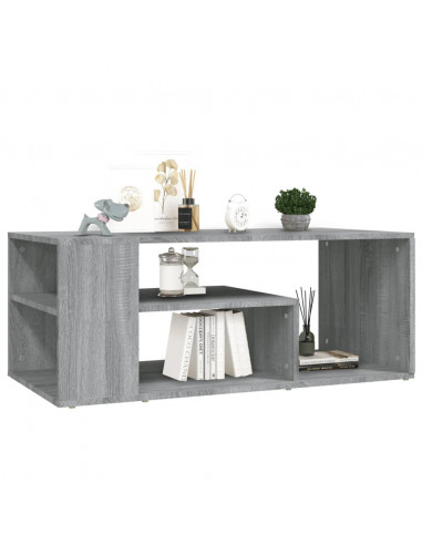 Tavolino da Salotto grigio sonoma 100x50x40cm Legno Multistrato