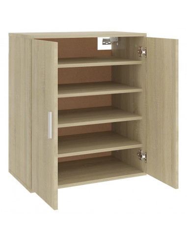 Scarpiera Rovere Sonoma 60x35x70 cm in Truciolato