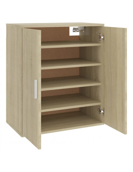 Scarpiera Rovere Sonoma 60x35x70 cm in Truciolato