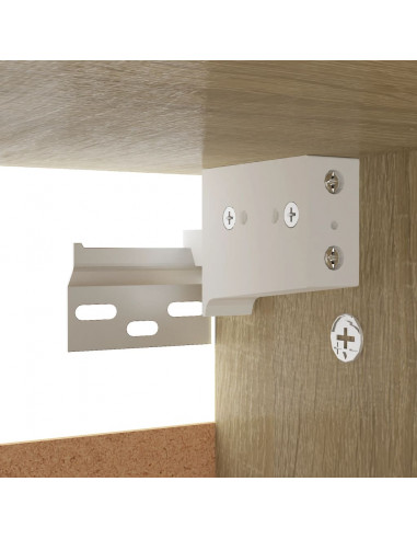 Scarpiera Rovere Sonoma 60x35x70 cm in Truciolato