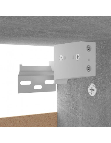 Scarpiera Grigio Cemento 60x35x70 cm in Truciolato