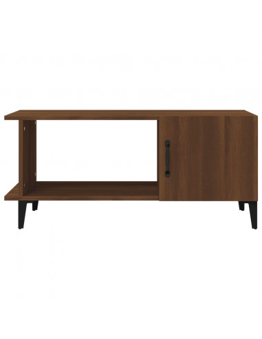 Tavolino da Salotto Rovere Marrone 90x50x40cm Legno Multistrato
