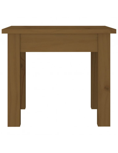 Tavolino da Salotto Miele 35x35x30 cm Legno Massello di Pino