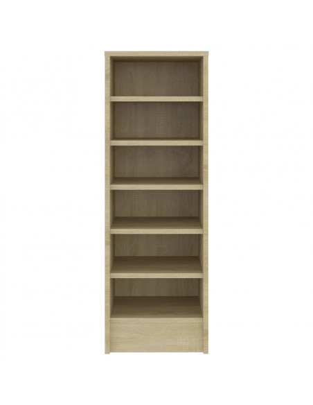 Scarpiera Rovere Sonoma 31,5x35x90 cm in Truciolato
